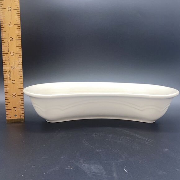 Pfaltzgraff Tea Rose Crescent Shaped 11.5” Serving Dish No Print - Picture 3 of 16